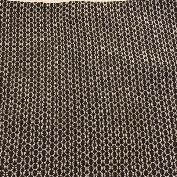 Banana Republic Factory black tan skirt NWT 12P - Picture 3 of 11